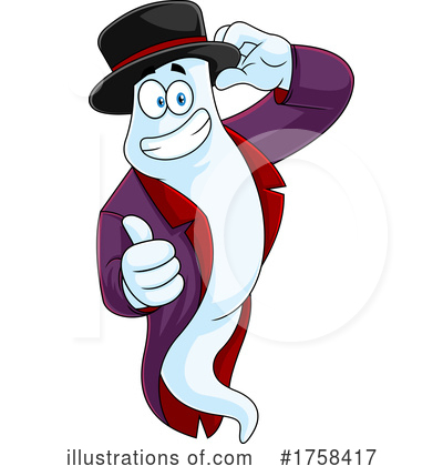 Ghost Clipart #1758417 by Hit Toon