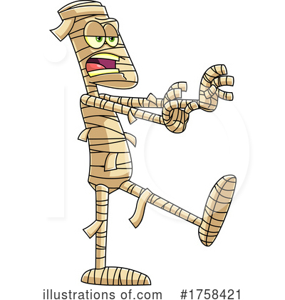 Mummy Clipart #1758421 by Hit Toon