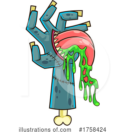 Zombie Clipart #1758424 by Hit Toon