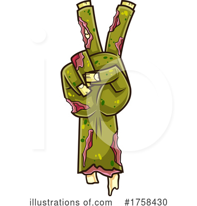 Zombie Clipart #1758430 by Hit Toon