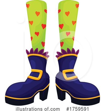 Shoes Clipart #1759591 by Vector Tradition SM