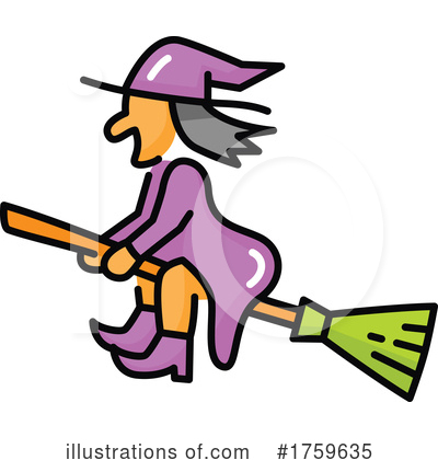 Witch Clipart #1759635 by Vector Tradition SM