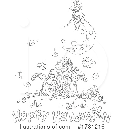 Royalty-Free (RF) Halloween Clipart Illustration by Alex Bannykh - Stock Sample #1781216