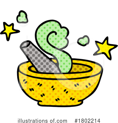 Mortar And Pestle Clipart #1802214 by lineartestpilot