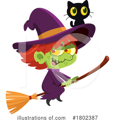 Witch Clipart #1802387 by Hit Toon