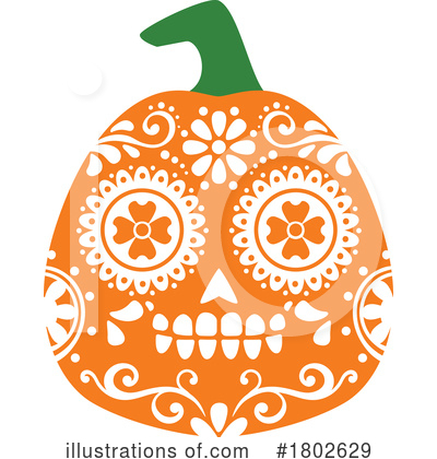 Dia De Los Muertos Clipart #1802629 by Vector Tradition SM