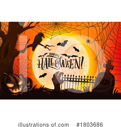 Royalty-Free (RF) Halloween Clipart Illustration by Vector Tradition SM - Stock Sample #1803686
