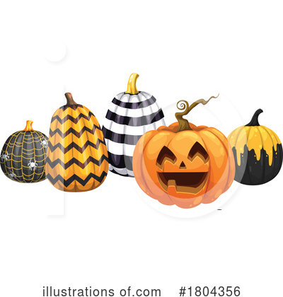 Pumpkin Clipart #1804356 by Vector Tradition SM