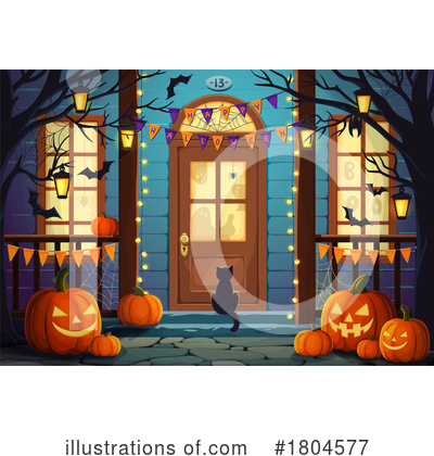 Royalty-Free (RF) Halloween Clipart Illustration by Vector Tradition SM - Stock Sample #1804577