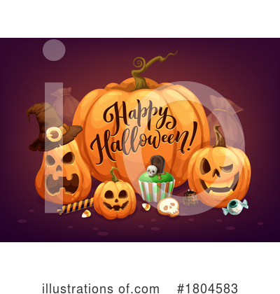 Royalty-Free (RF) Halloween Clipart Illustration by Vector Tradition SM - Stock Sample #1804583