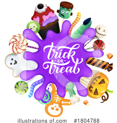 Royalty-Free (RF) Halloween Clipart Illustration by Vector Tradition SM - Stock Sample #1804788