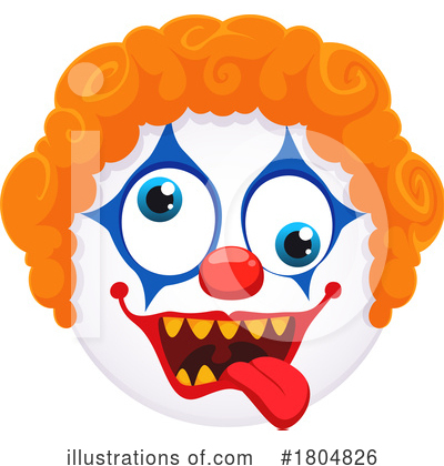 Clown Clipart #1804826 by Vector Tradition SM