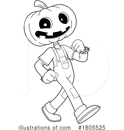 Royalty-Free (RF) Halloween Clipart Illustration by Hit Toon - Stock Sample #1805525