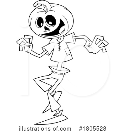 Royalty-Free (RF) Halloween Clipart Illustration by Hit Toon - Stock Sample #1805528