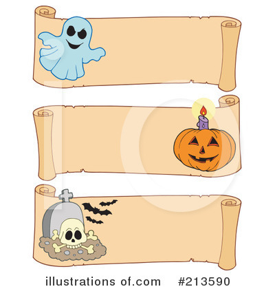 Royalty-Free (RF) Halloween Clipart Illustration by visekart - Stock Sample #213590