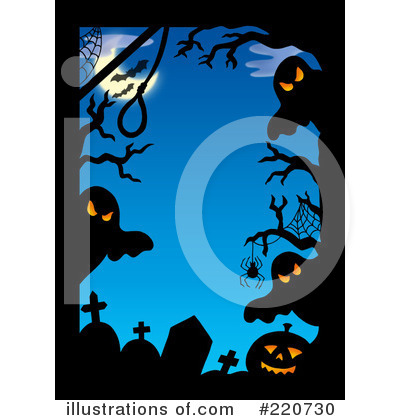 Royalty-Free (RF) Halloween Clipart Illustration by visekart - Stock Sample #220730
