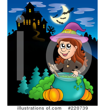 Royalty-Free (RF) Halloween Clipart Illustration by visekart - Stock Sample #220739