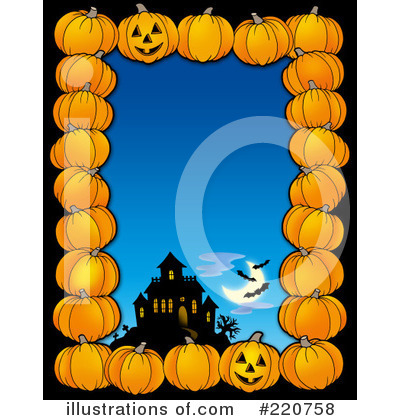 Royalty-Free (RF) Halloween Clipart Illustration by visekart - Stock Sample #220758