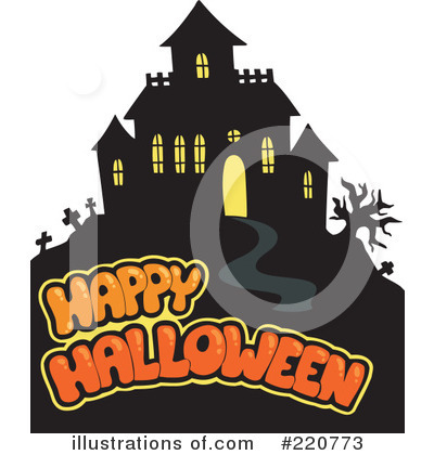 Royalty-Free (RF) Halloween Clipart Illustration by visekart - Stock Sample #220773