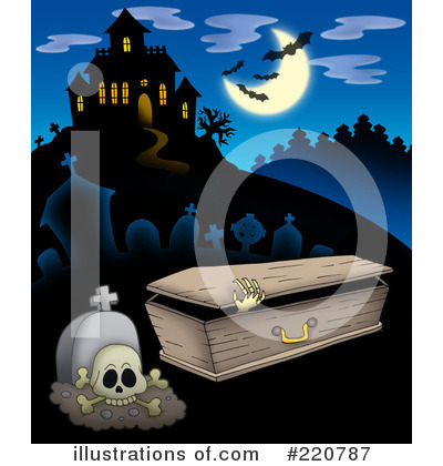 Royalty-Free (RF) Halloween Clipart Illustration by visekart - Stock Sample #220787
