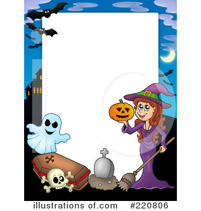 Royalty-Free (RF) Halloween Clipart Illustration by visekart - Stock Sample #220806