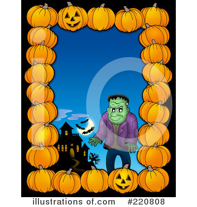 Royalty-Free (RF) Halloween Clipart Illustration by visekart - Stock Sample #220808