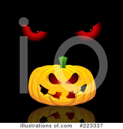 Royalty-Free (RF) Halloween Clipart Illustration by KJ Pargeter - Stock Sample #223337