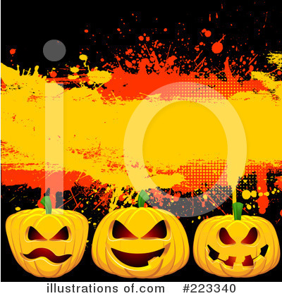 Royalty-Free (RF) Halloween Clipart Illustration by KJ Pargeter - Stock Sample #223340
