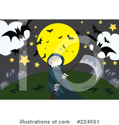 Royalty-Free (RF) Halloween Clipart Illustration by mayawizard101 - Stock Sample #224551