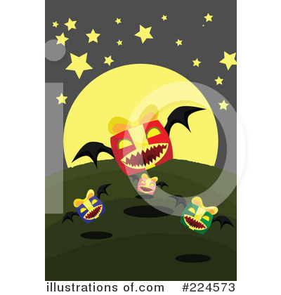 Royalty-Free (RF) Halloween Clipart Illustration by mayawizard101 - Stock Sample #224573