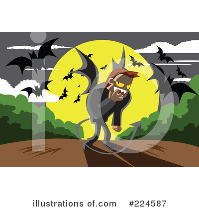 Royalty-Free (RF) Halloween Clipart Illustration by mayawizard101 - Stock Sample #224587