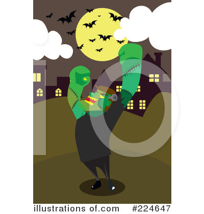 Royalty-Free (RF) Halloween Clipart Illustration by mayawizard101 - Stock Sample #224647
