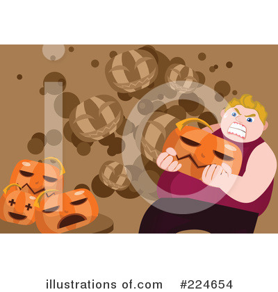 Royalty-Free (RF) Halloween Clipart Illustration by mayawizard101 - Stock Sample #224654