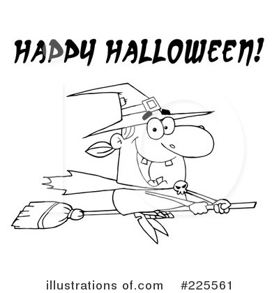 Royalty-Free (RF) Halloween Clipart Illustration by Hit Toon - Stock Sample #225561