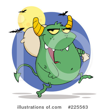 Royalty-Free (RF) Halloween Clipart Illustration by Hit Toon - Stock Sample #225563