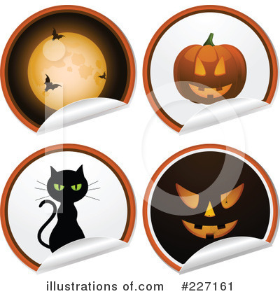 Royalty-Free (RF) Halloween Clipart Illustration by elaineitalia - Stock Sample #227161