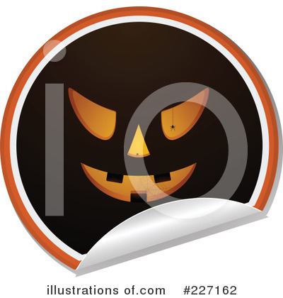 Royalty-Free (RF) Halloween Clipart Illustration by elaineitalia - Stock Sample #227162