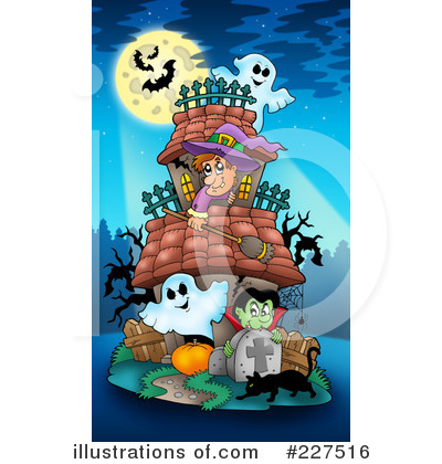 Royalty-Free (RF) Halloween Clipart Illustration by visekart - Stock Sample #227516