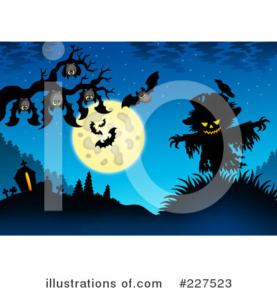 Royalty-Free (RF) Halloween Clipart Illustration by visekart - Stock Sample #227523