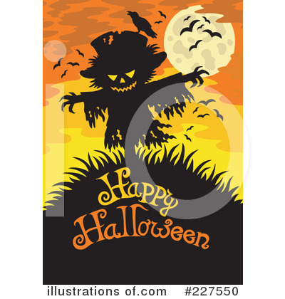 Royalty-Free (RF) Halloween Clipart Illustration by visekart - Stock Sample #227550