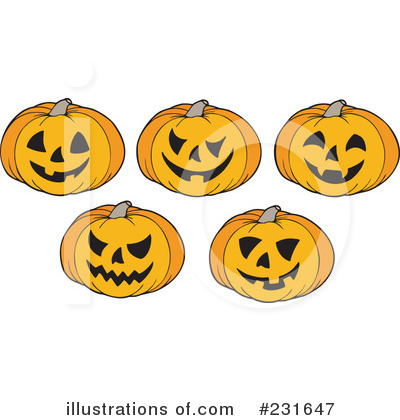 Royalty-Free (RF) Halloween Clipart Illustration by visekart - Stock Sample #231647