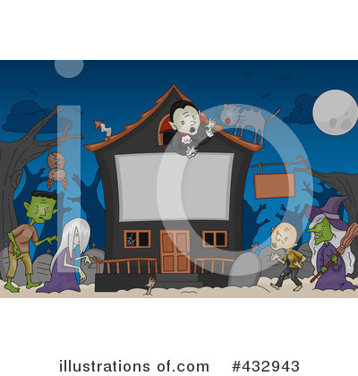 Royalty-Free (RF) Halloween Clipart Illustration by BNP Design Studio - Stock Sample #432943