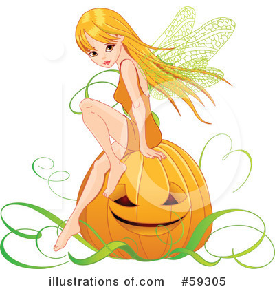 Royalty-Free (RF) Halloween Clipart Illustration by Pushkin - Stock Sample #59305