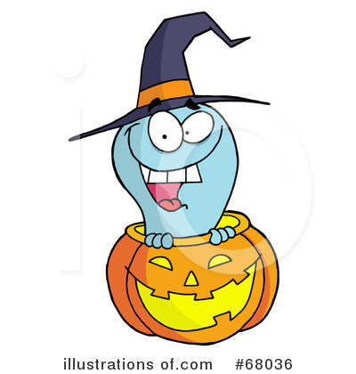 Royalty-Free (RF) Halloween Clipart Illustration by Hit Toon - Stock Sample #68036