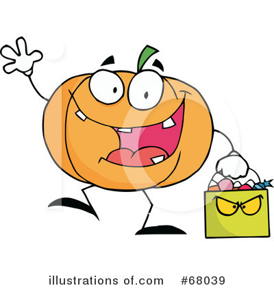 Royalty-Free (RF) Halloween Clipart Illustration by Hit Toon - Stock Sample #68039
