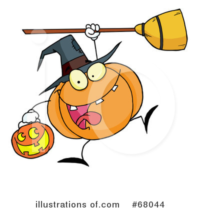 Royalty-Free (RF) Halloween Clipart Illustration by Hit Toon - Stock Sample #68044