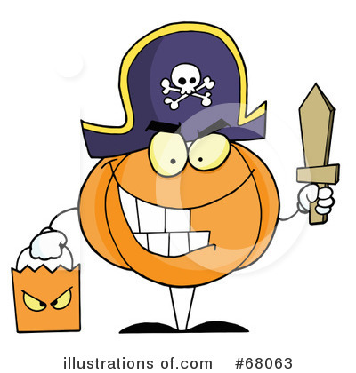Royalty-Free (RF) Halloween Clipart Illustration by Hit Toon - Stock Sample #68063