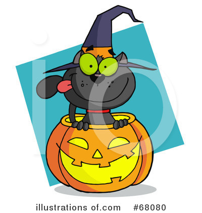Black Cats Clipart #68080 by Hit Toon