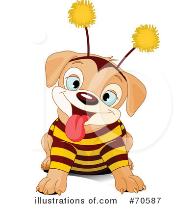 Bee Clipart #70587 by Pushkin