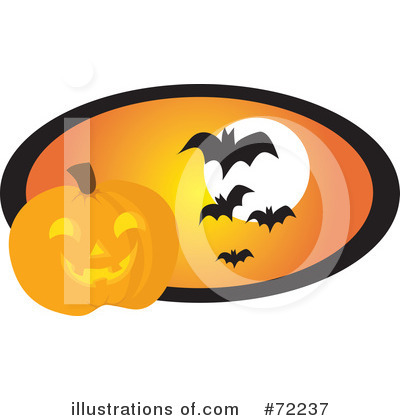Royalty-Free (RF) Halloween Clipart Illustration by Rosie Piter - Stock Sample #72237